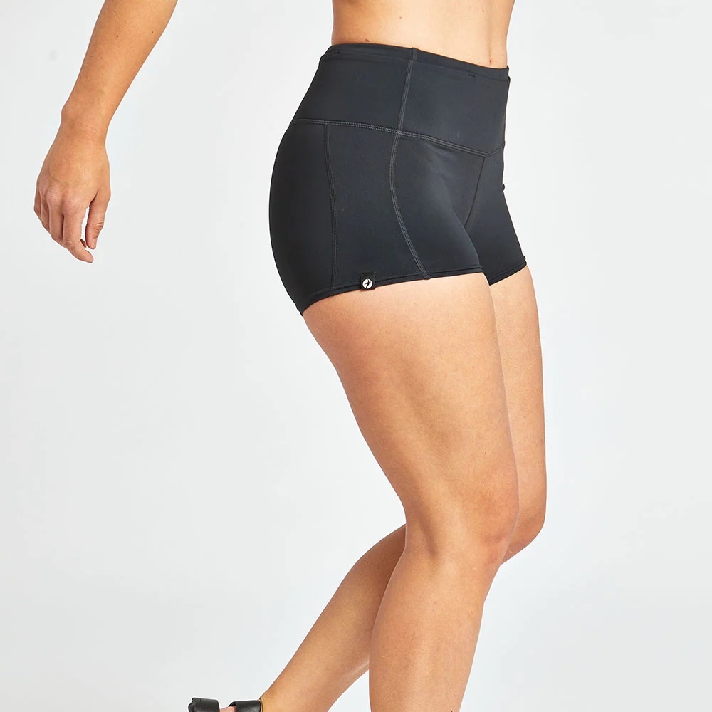 Oiselle o-mazing mini black running shorts with pockets - almost new